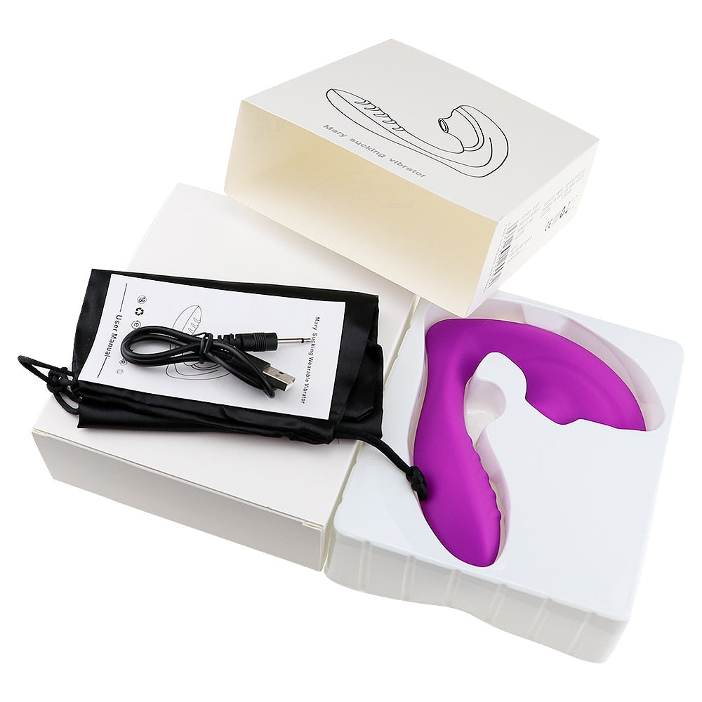 2 in 1 G Spot Clioral Sucking Vibrator Oral Sex Suction Cobulipo