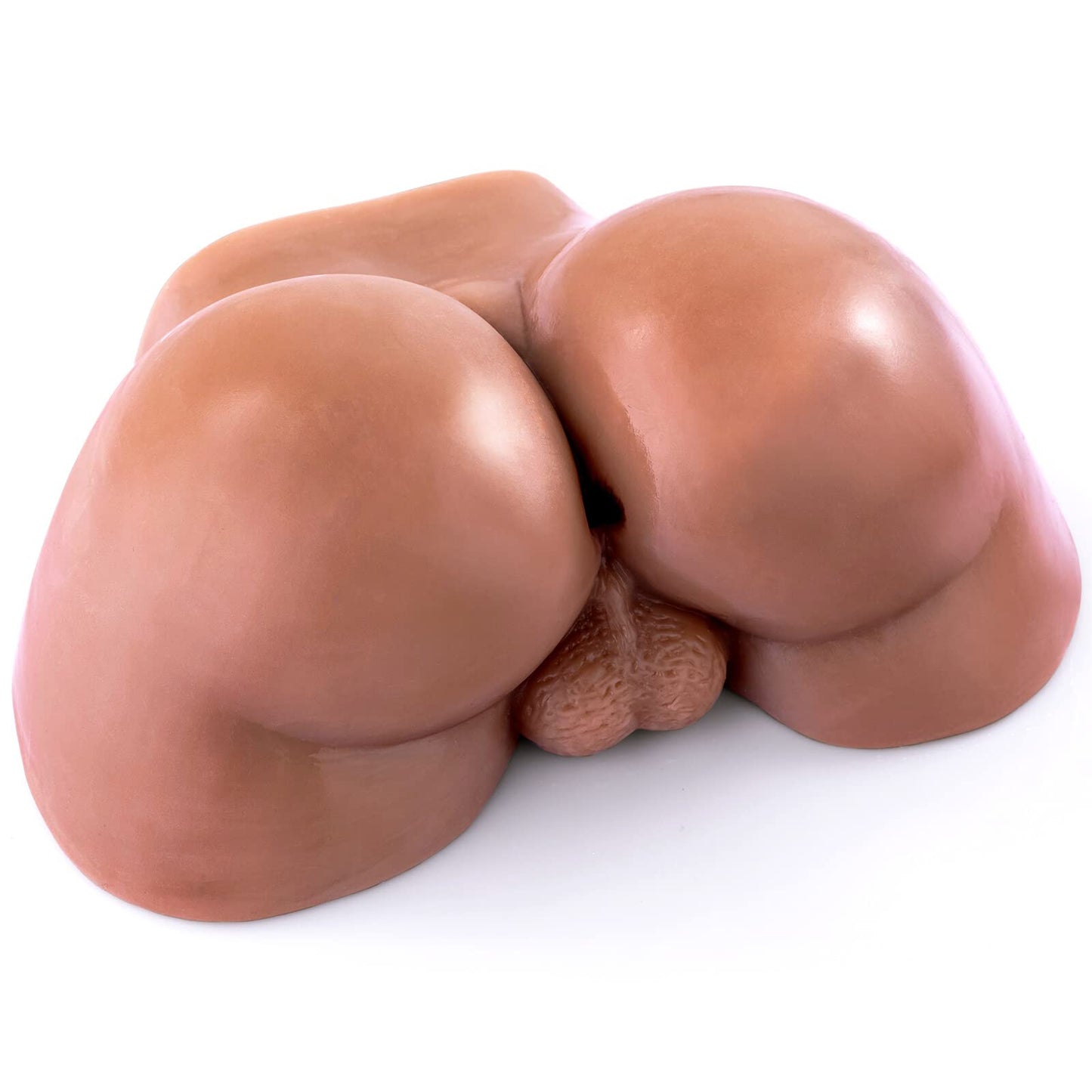 5.5Lb Lifelike Sex Doll for Gay Male Masturbator Realistic Pussy with Testicles Anus Male Stroker Sex Toy for Masturbation Brown Cobulipo