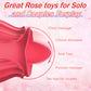 Rose Vibrators Tongue Licking Clitoris Stimulator Vagina Massager Sex Toys For Women Cobulipo